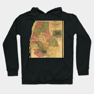 VINTAGE OLD BALTIMORE CITY MAP Hoodie